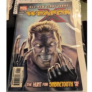 Weapon X‎ #1 All New First Issue Marvel Comic Book The Hunt For Sabretooth